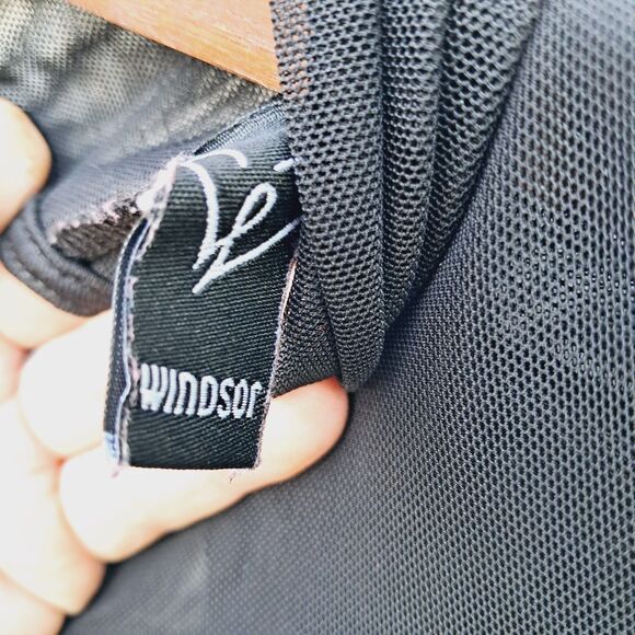 Vtg 90’s Y2k Windsor USA Womens M S Sheer Mesh Bodysuit Top Keyhole Goth Club - Picture 8 of 9